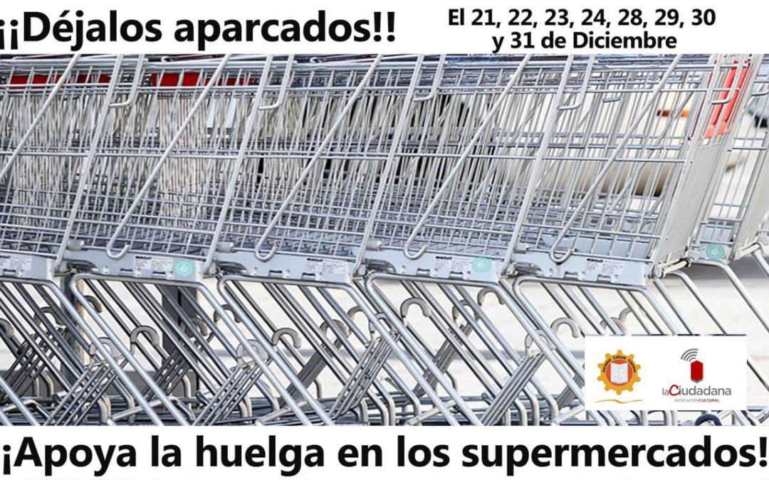 En apoyo y solidaridad con la huelga en los supermercados de Asturias