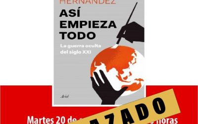 Aplazada la presentación del libro de Esteban Henández «Así empieza todo»