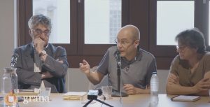 Mesa redonda 'La idea d'Asturies: pasáu, presente y futuru' con David Guardado, Jose Luis Carmona y Margarita Fernández Mier