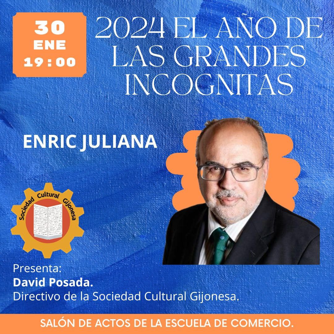 Conferencia de Enric Juliana en Xixón