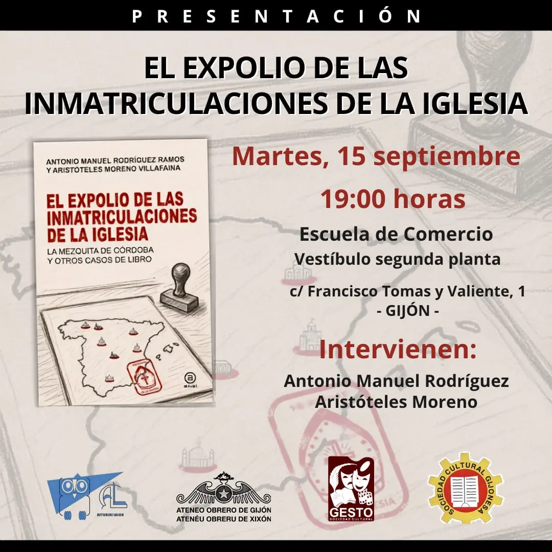 EL EXPOLIO DE LAS INMATRICULACIONES DE LA IGLESIA.